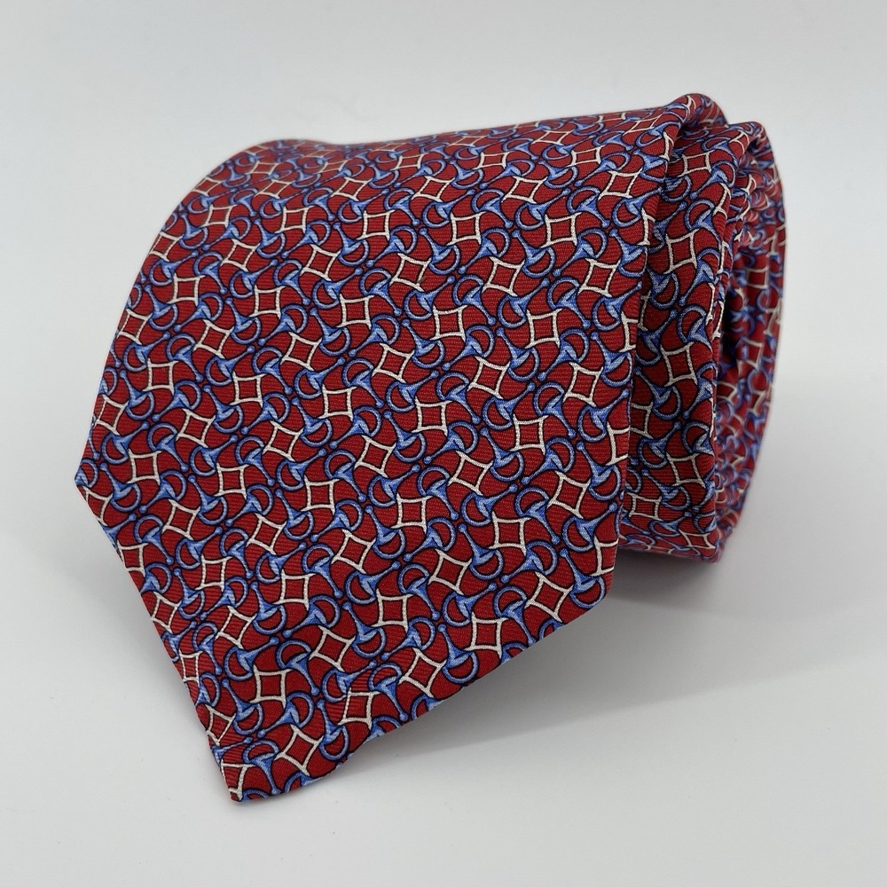 Brooks Brothers Makers And Merchants Men's Multicolor Geometric Tie
